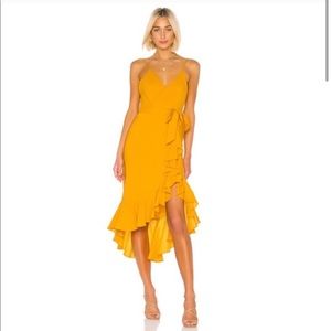 Yellow Lovers & Friends Midi Dress